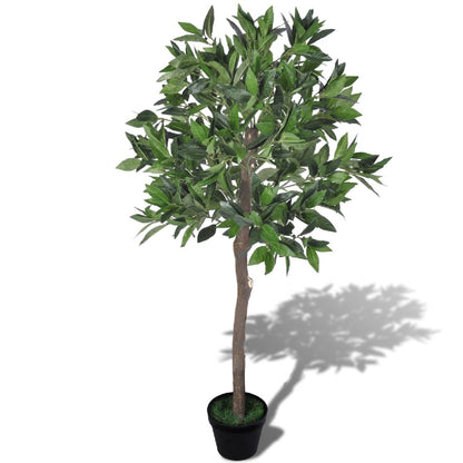 Albero Di Alloro Artificiale Con Vaso
