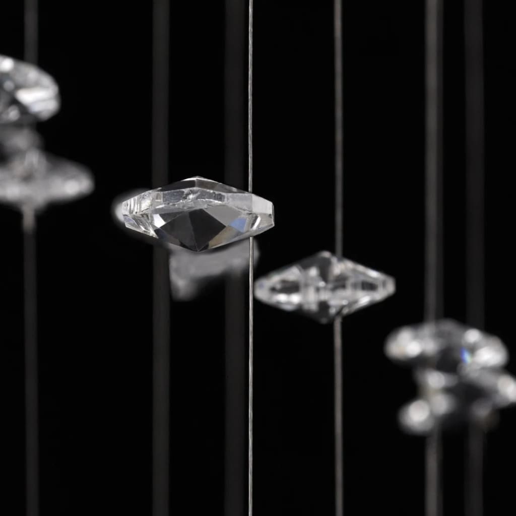 Lampada Da Soffitto Bianca Con Cristalli Di Vetro 8 X G9 29 Cm