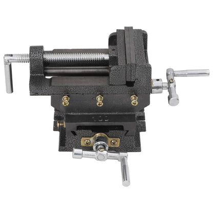 Morsa Manuale Con Slitta Trasversale Per Trapano A Colonna 78Mm