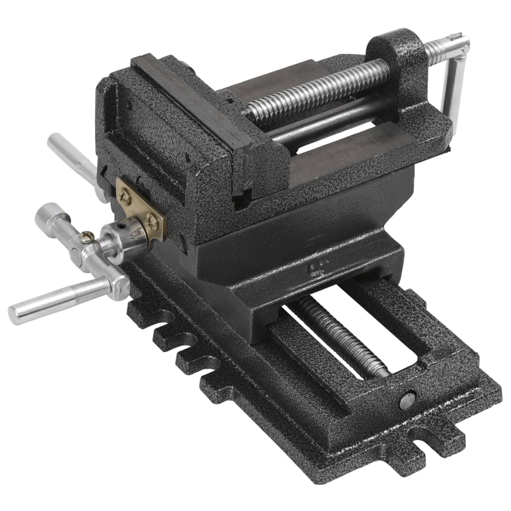 Morsa Manuale Con Slitta Trasversale Per Trapano A Colonna 78Mm