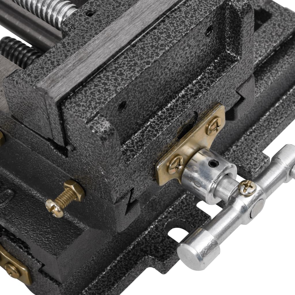 Morsa Manuale Con Slitta Trasversale Per Trapano A Colonna 78Mm