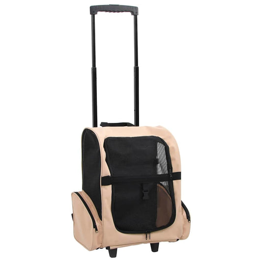 Trolley Trasportino Per Animali Pieghevole Multifunzione