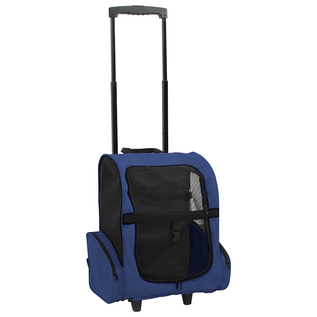Trolley Trasportino Per Animali Pieghevole Multifunzione