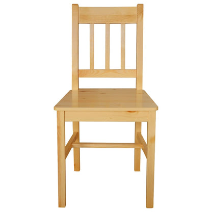Sedie Da Pranzo 2 Pz In Legno Di Pino