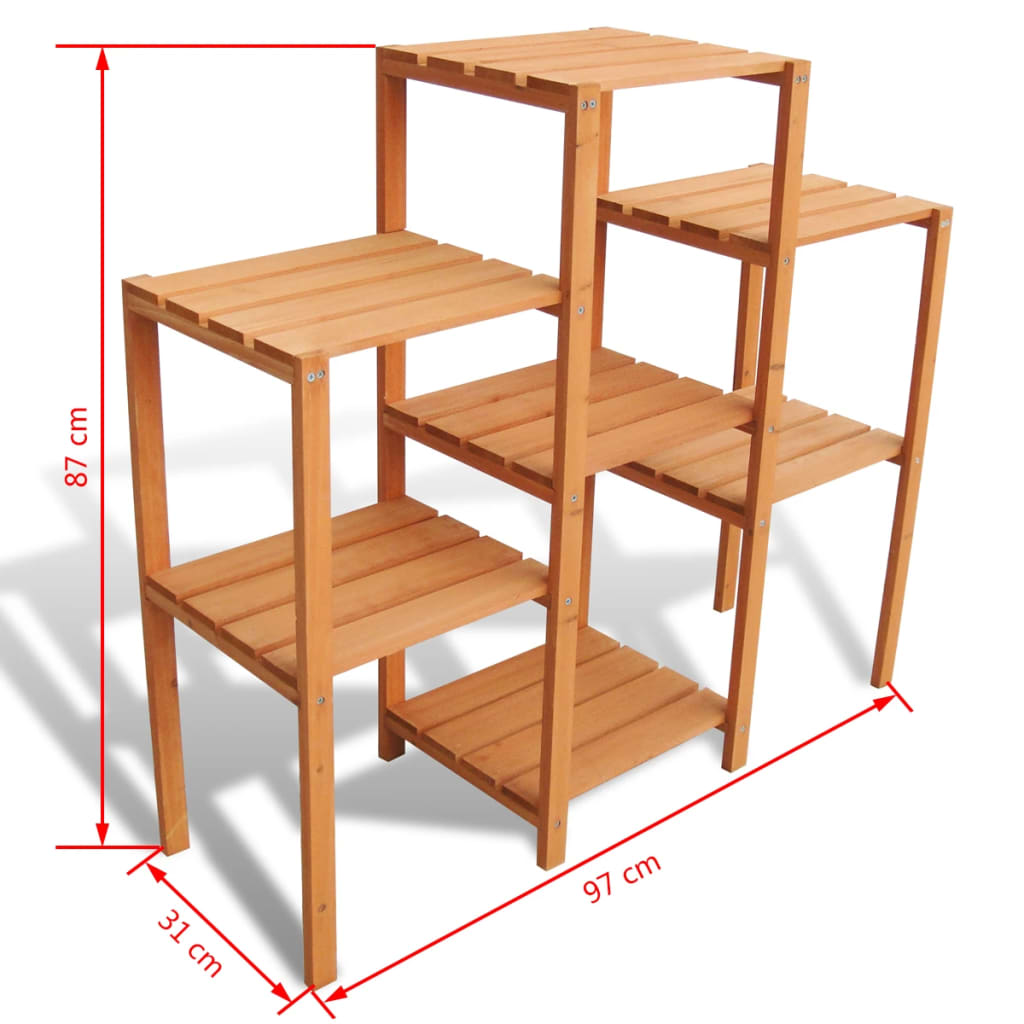 Supporto Per Piante Da Giardino 97 X 31 X 87 Cm Nero