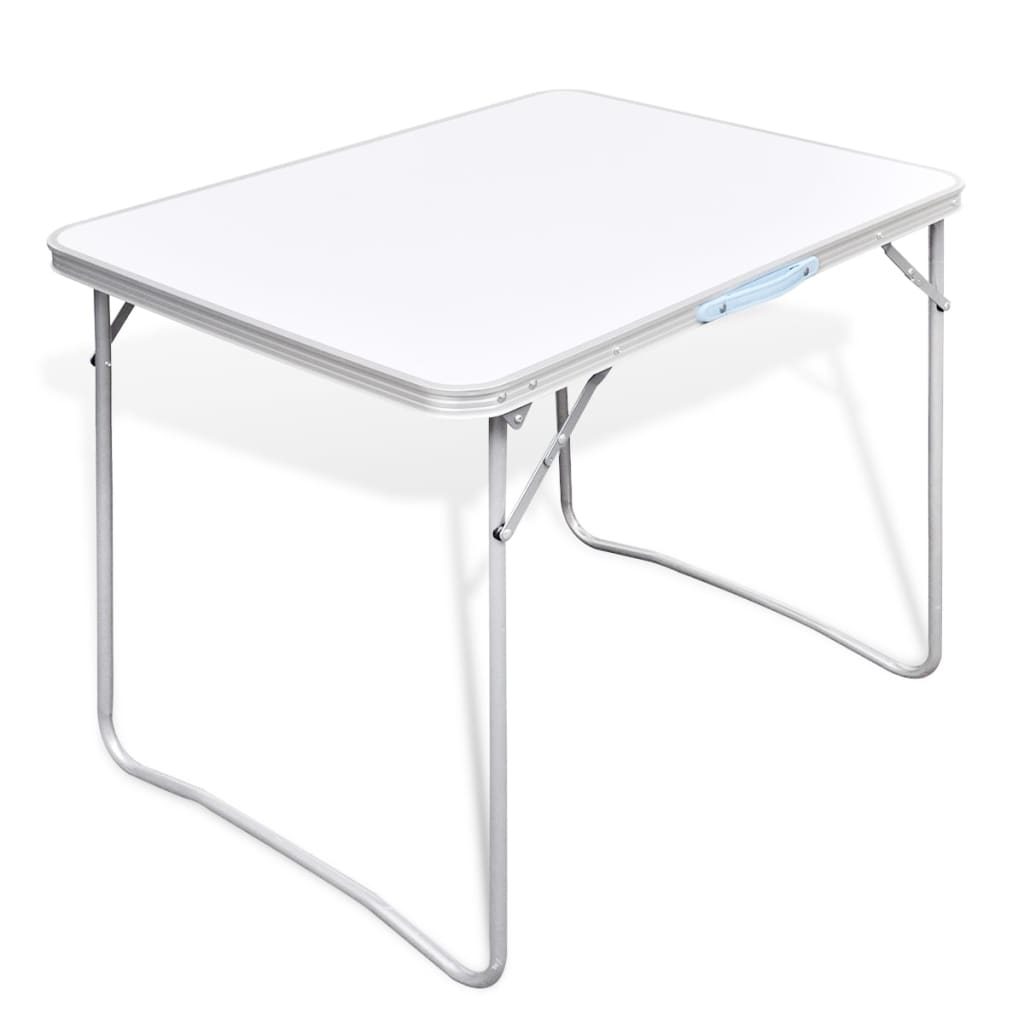Tavolo Da Campeggio Pieghevole Con Telaio In Metallo 80X60 Cm