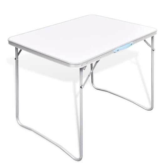 Tavolo Da Campeggio Pieghevole Con Telaio In Metallo 80X60 Cm
