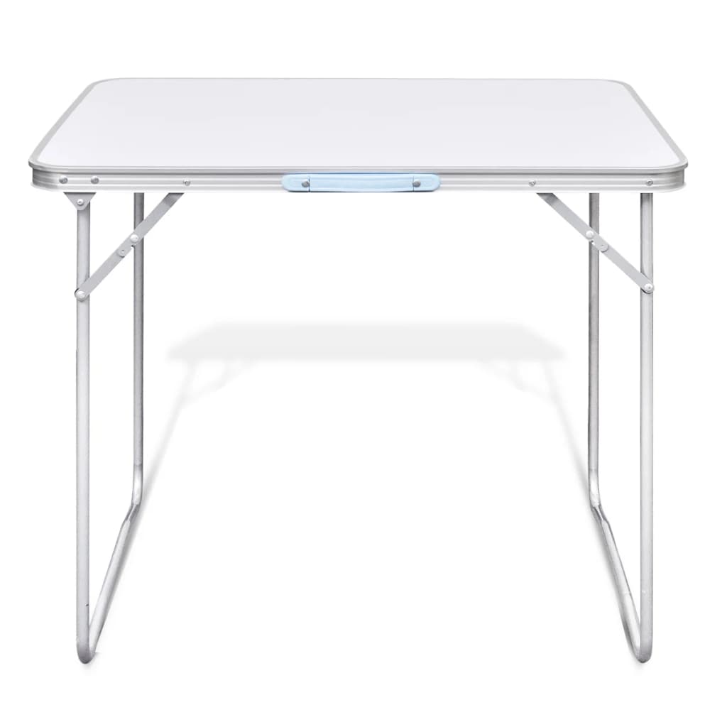 Tavolo Da Campeggio Pieghevole Con Telaio In Metallo 80X60 Cm