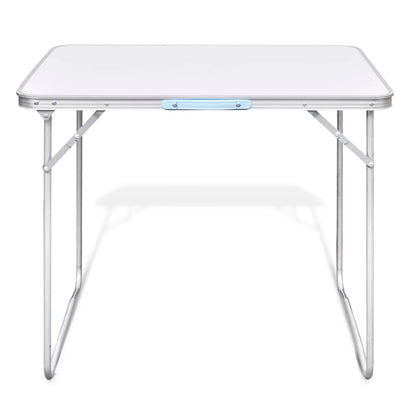 Tavolo Da Campeggio Pieghevole Con Telaio In Metallo 80X60 Cm