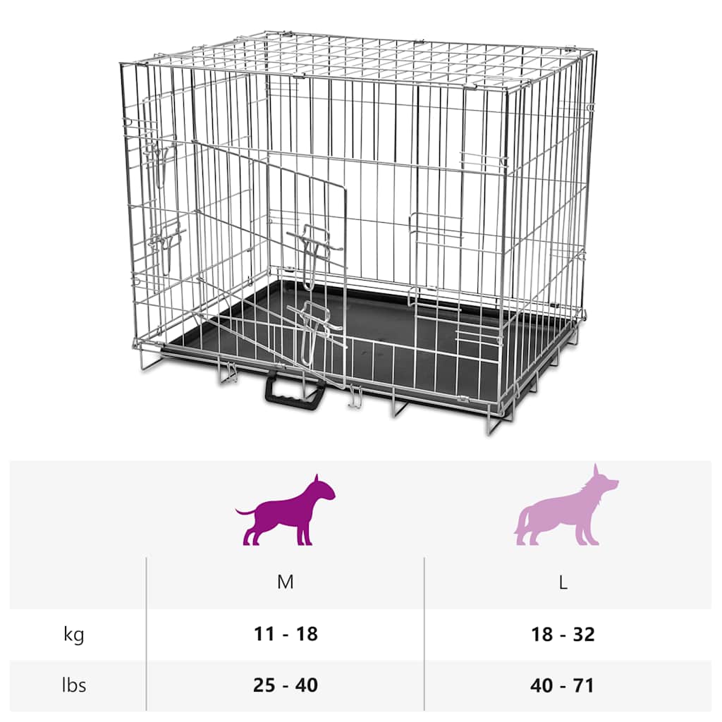 Gabbia Di Trasporto Pieghevole Per Cani