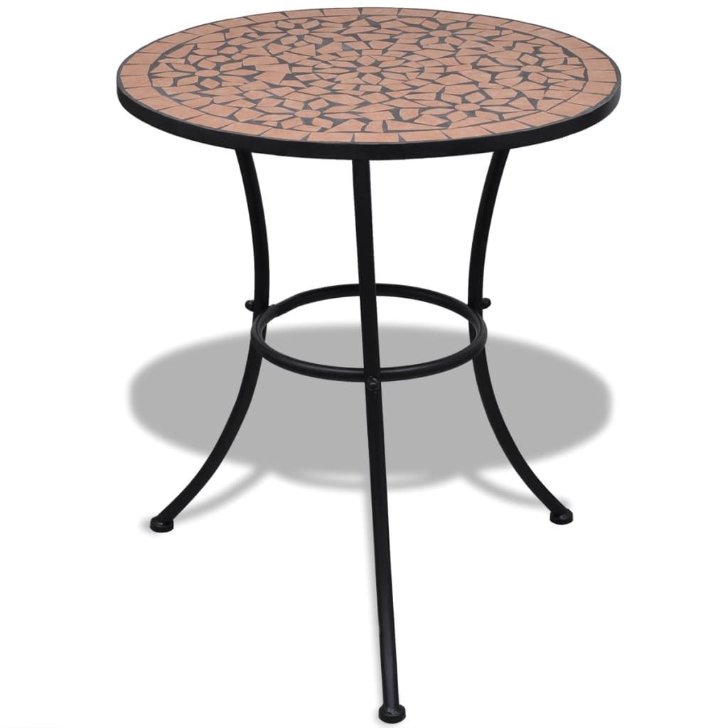 Tavolino Bistrot Con Mosaico Ceramica