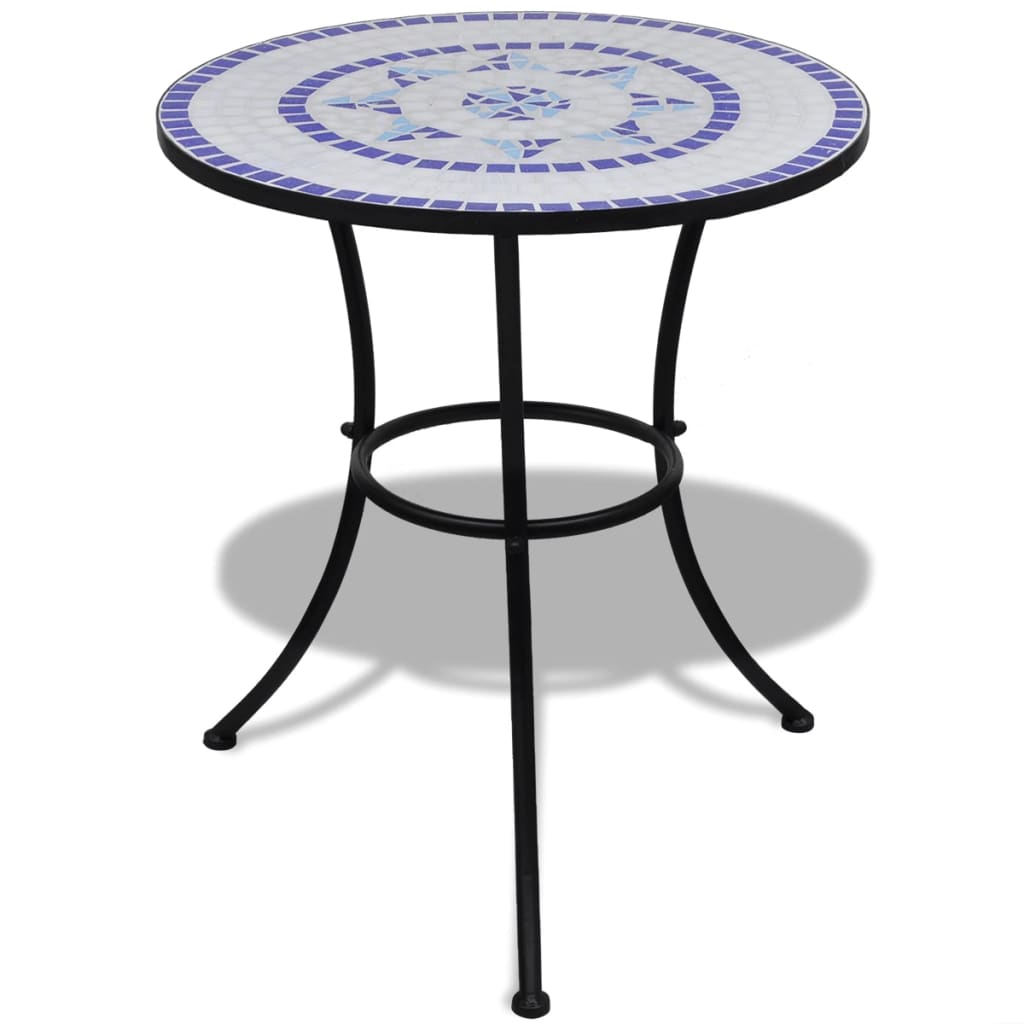 Tavolino Bistrot Con Mosaico Ceramica