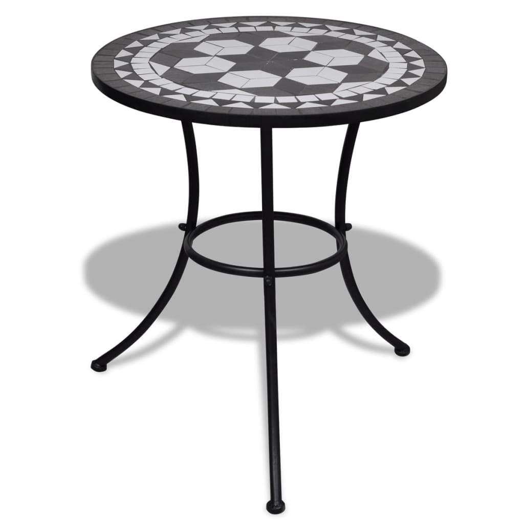 Tavolino Bistrot Con Mosaico Ceramica