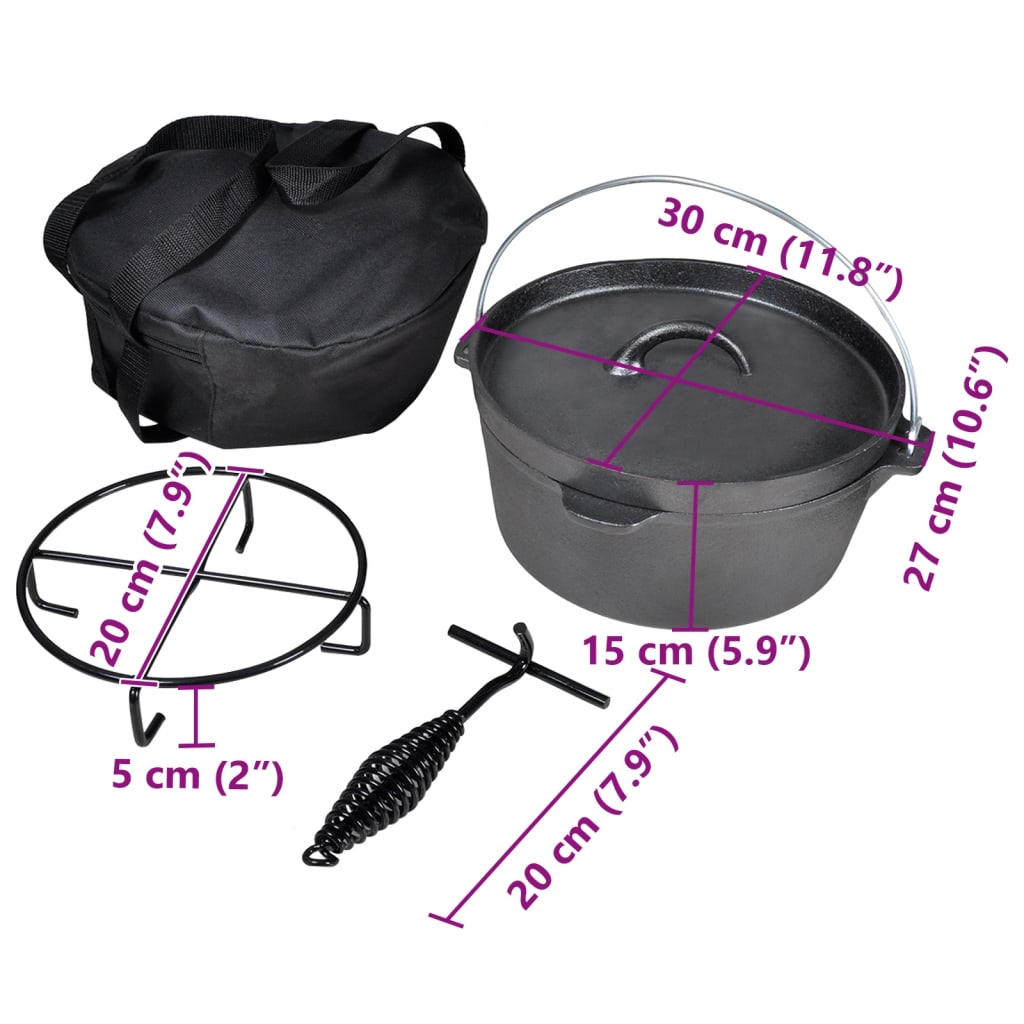 Forno Olandese 4,2 L Con Accessori Inclusi
