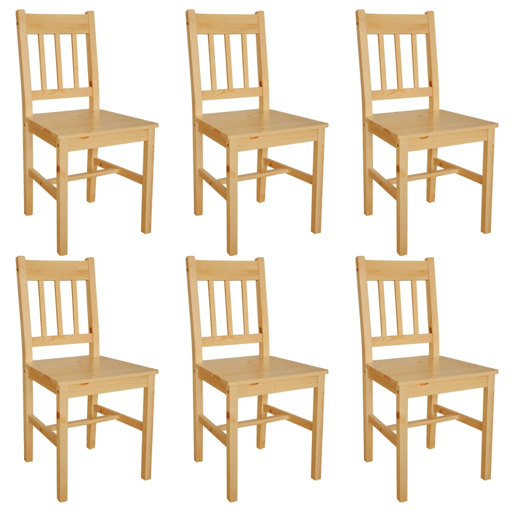 Sedie Da Pranzo 2 Pz In Legno Di Pino
