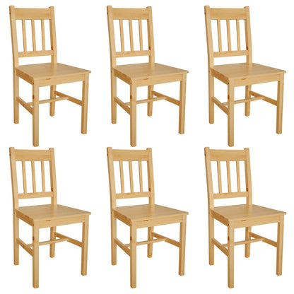 Sedie Da Pranzo 2 Pz In Legno Di Pino