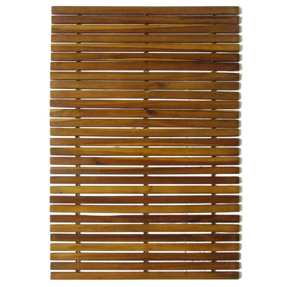 Set 2 Pz Stuoia Per Bagno In Acacia