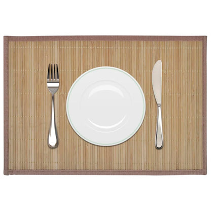 Tovagliette In Bambù 6 Pz 30 X 45 Cm Nere