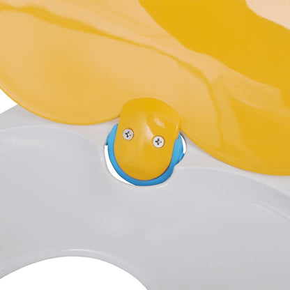 Copriwater Ammortizzato Bianco E Giallo Per Adulti/Bambini