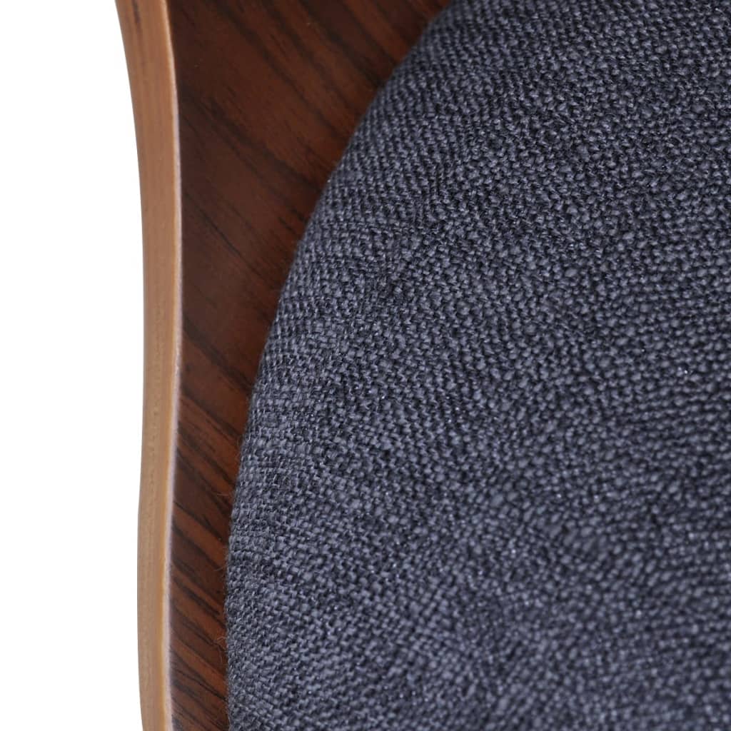 Sedie Da Pranzo 6 Pz In Legno Piegato E Tessuto