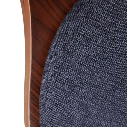 Sedie Da Pranzo 6 Pz In Legno Piegato E Tessuto
