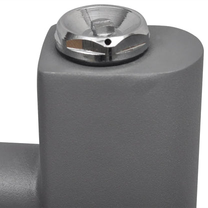 Radiatore Centrale Portasciugamano Curvo Grigio