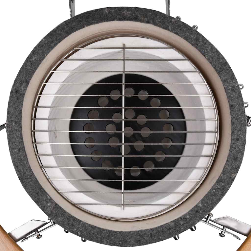Griglia Barbecue Kamado Affumicatore In Ceramica 81 Cm