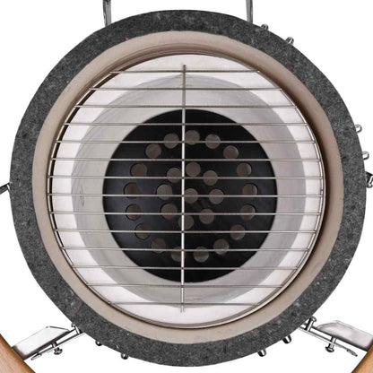 Griglia Barbecue Kamado Affumicatore In Ceramica 81 Cm