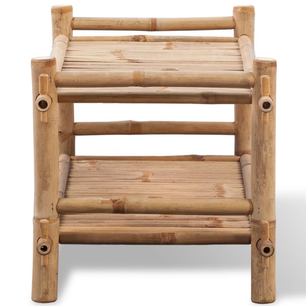 Scarpiera A 2 Livelli In Legno Di Bambù