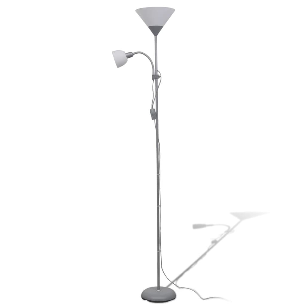 Lampada Da Pavimento Grigia