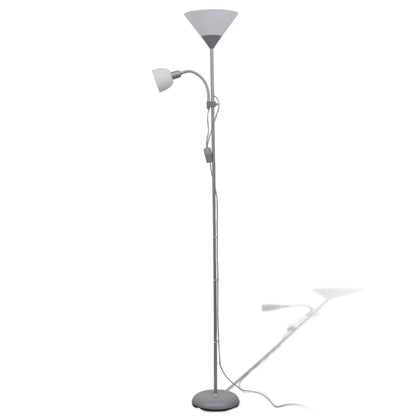 Lampada Da Pavimento Grigia