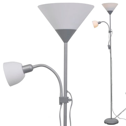 Lampada Da Pavimento Grigia