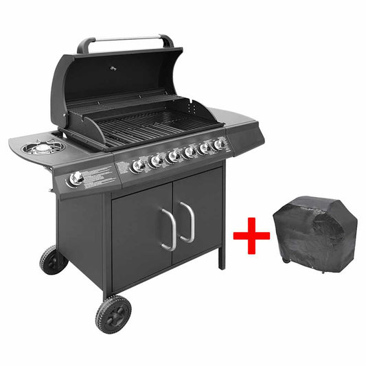 Barbecue E Griglia A Gas 6+1 Fornelli