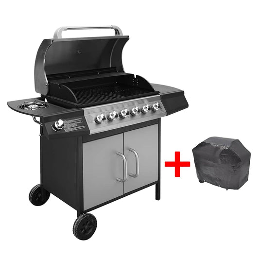Barbecue E Griglia A Gas 6+1 Fornelli