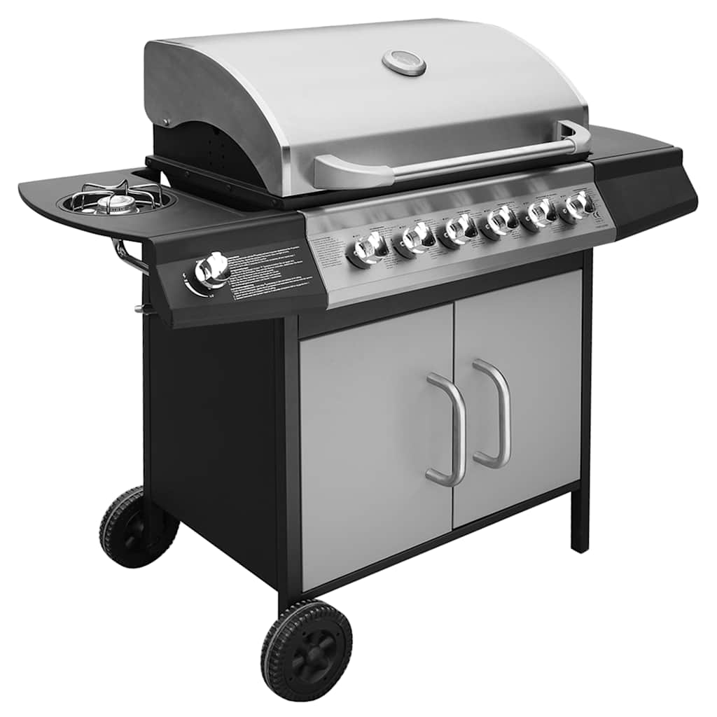 Barbecue E Griglia A Gas 6+1 Fornelli