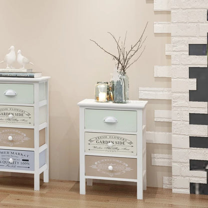 Mobile In Stile Francese Con 3 Cassetti In Legno