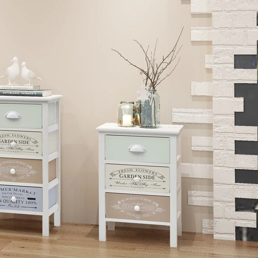 Mobile In Stile Francese Con 3 Cassetti In Legno