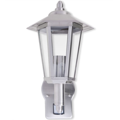 Lampada Da Parete Per Esterno Con Sensore In Acciaio Inox