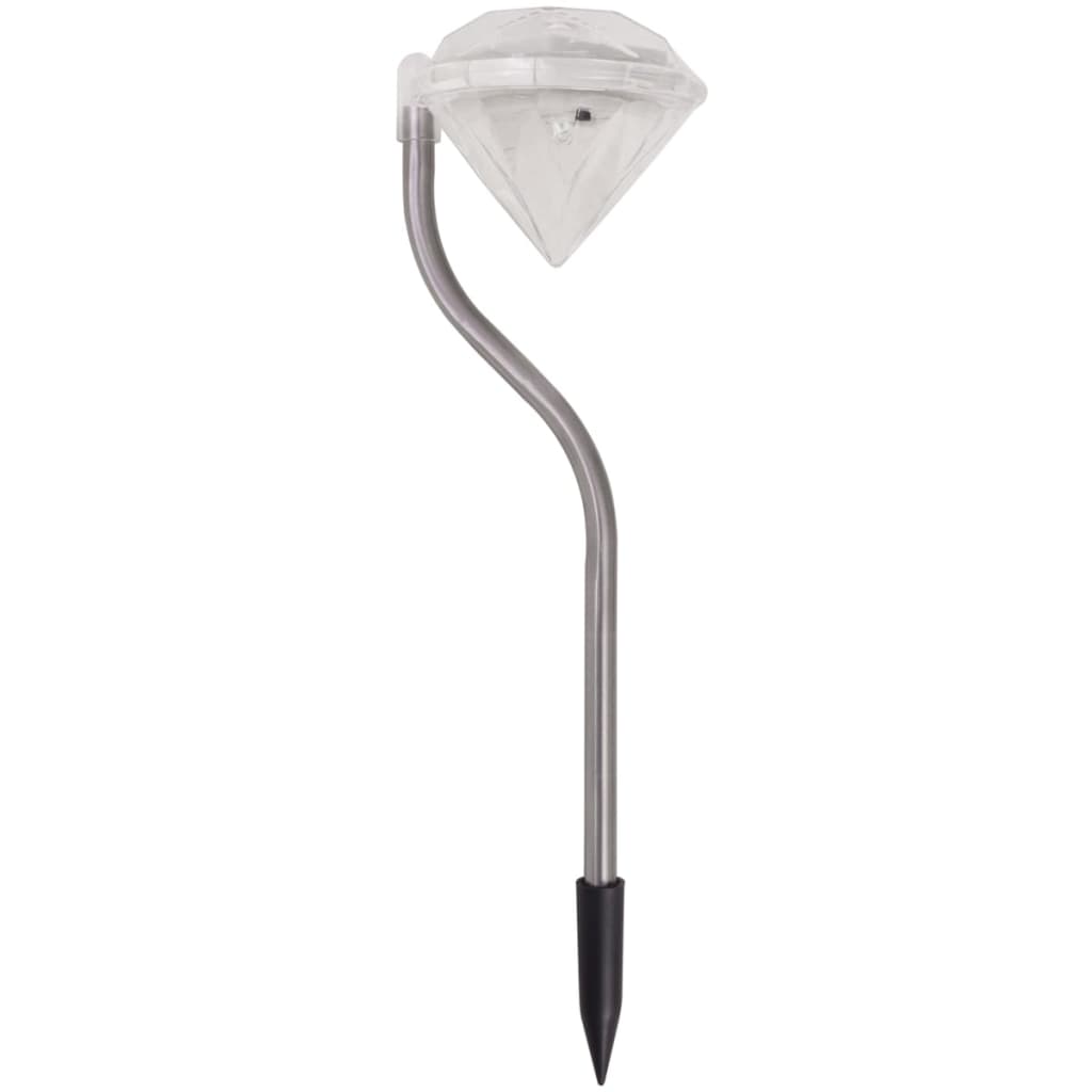 Luci Led Da Giardino Ad Energia Solare 6 Pezzi 9X7,8X29,5 Cm