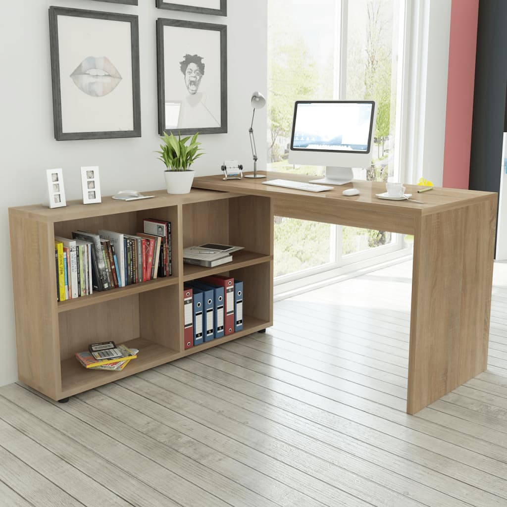 Scrivania Ad Angolo In Legno Multistrato