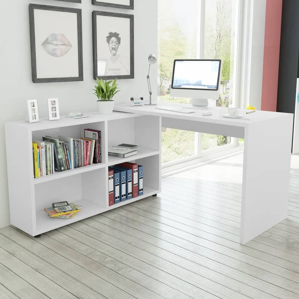 Scrivania Ad Angolo In Legno Multistrato