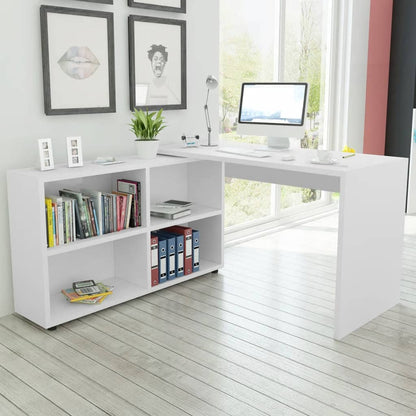 Scrivania Ad Angolo In Legno Multistrato
