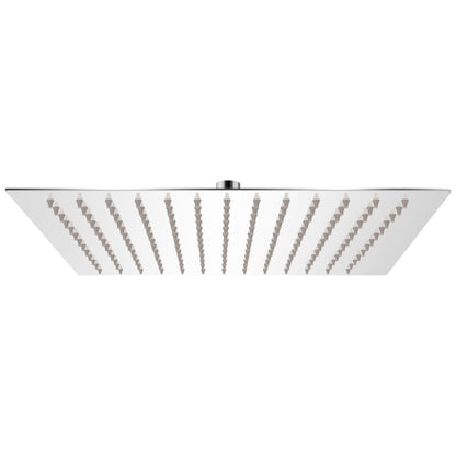 Testa Doccia A Pioggia In Acciaio Inossidabile 25X25Cm Quadrata