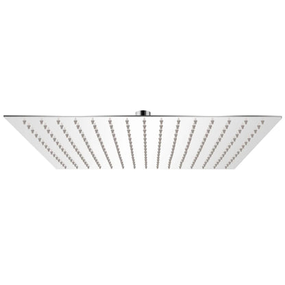 Testa Doccia A Pioggia In Acciaio Inossidabile 25X25Cm Quadrata
