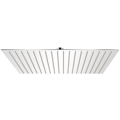Testa Doccia A Pioggia In Acciaio Inossidabile 25X25Cm Quadrata