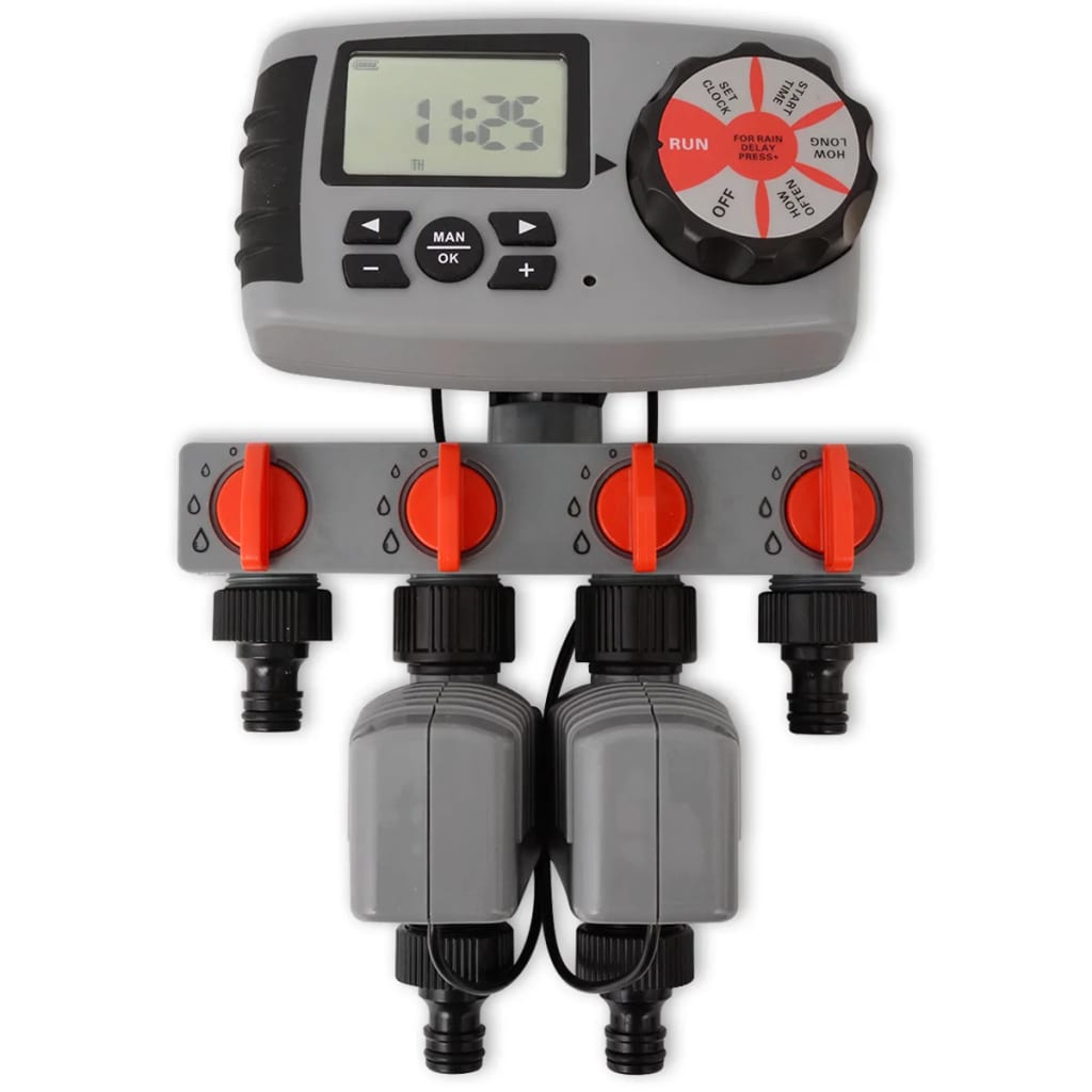 Timer Automatico Di Irrigazione Con 4 Stazioni 3 V
