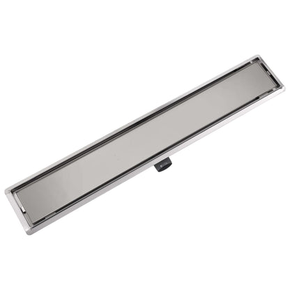 Canaletta Di Drenaggio Lineare Per Doccia 830X140 Mm Acciaio Inox