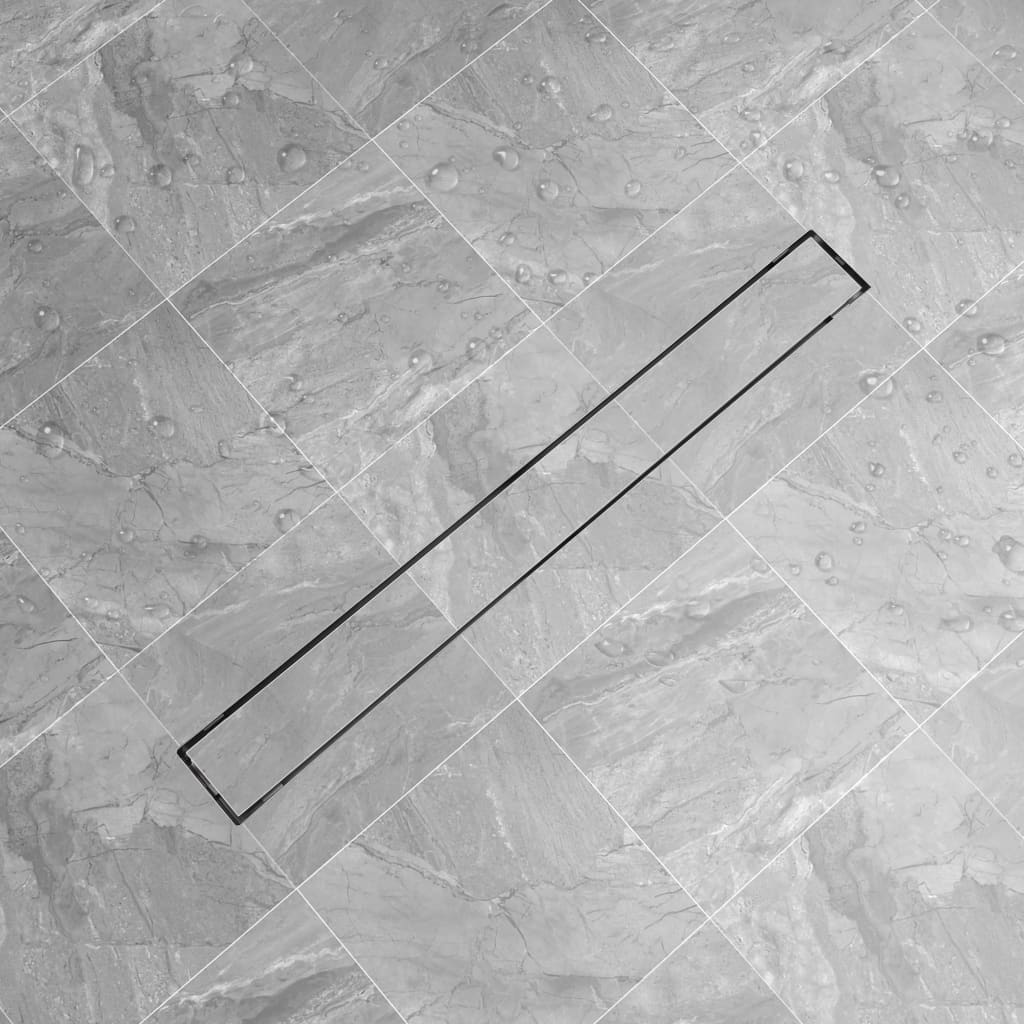 Canaletta Di Drenaggio Lineare Per Doccia 830X140 Mm Acciaio Inox