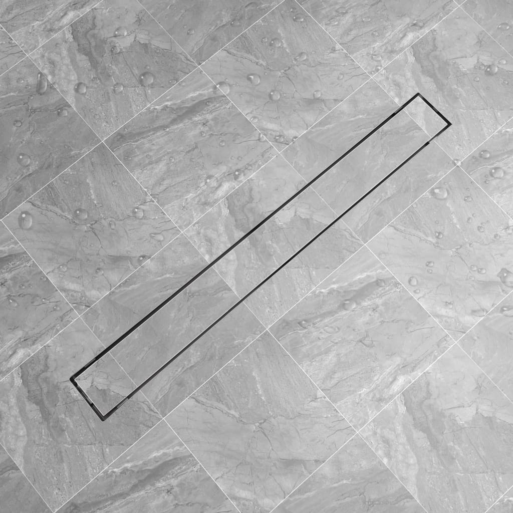 Canaletta Di Drenaggio Lineare Per Doccia 830X140 Mm Acciaio Inox
