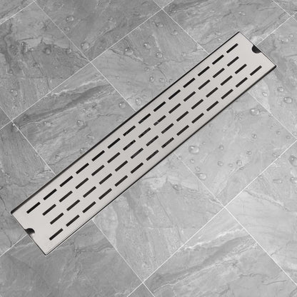 Canaletta Di Drenaggio Lineare Per Doccia 830X140 Mm Acciaio Inox